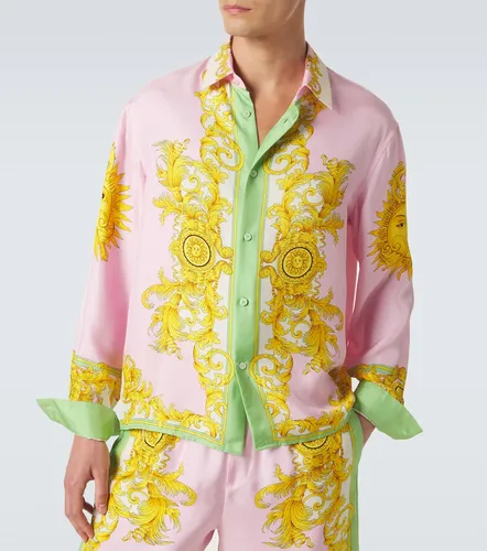 Versace Camisa de seda estampada - Versace - Modalova