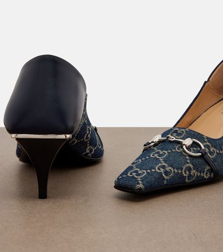 Gucci Salones Vittoria de denim GG - Gucci - Modalova