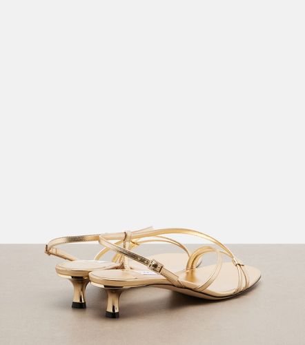 Farris metallic leather slingback sandals - Jimmy Choo - Modalova