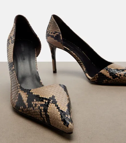 Jett snake-effect leather d'Orsay pumps - Khaite - Modalova