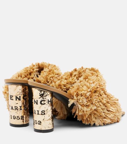 Givenchy Tape raffia-effect mules - Givenchy - Modalova