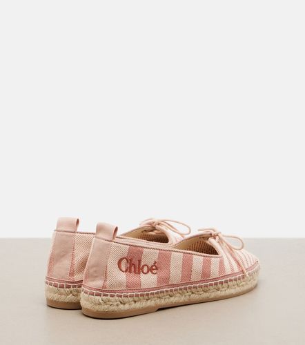 Chloé Espadrillas in canvas a righe - Chloe - Modalova