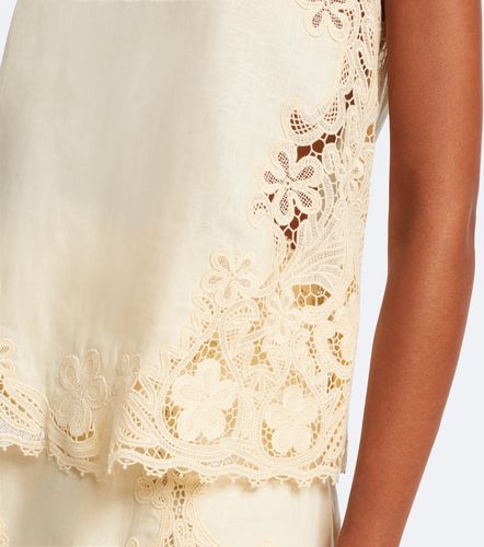 Top Amelie de lino con croché - Ulla Johnson - Modalova