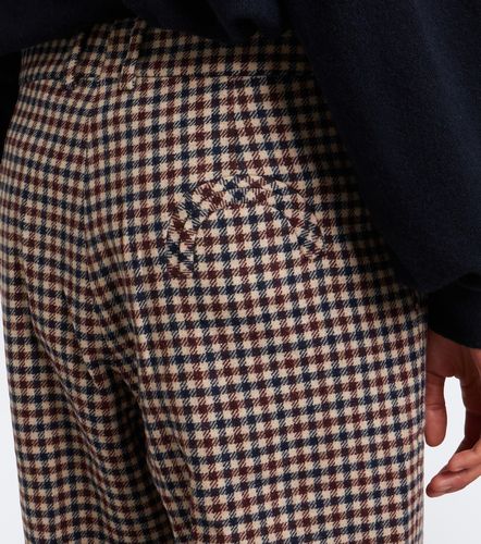 Fox checked wool and cashmere straight pants - Blaze Milano - Modalova