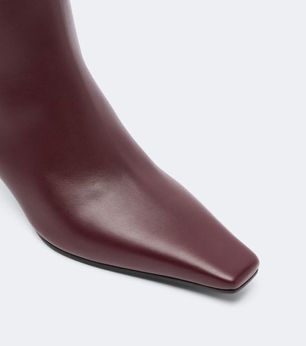 Monili leather ankle boots - Brunello Cucinelli - Modalova