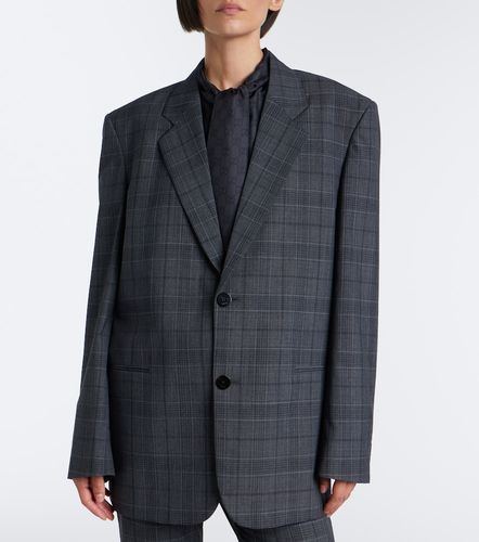 Gucci Oversized checked wool blazer - Gucci - Modalova