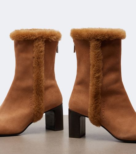 Ankle Boots Daze aus Veloursleder mit Shearling - Jimmy Choo - Modalova