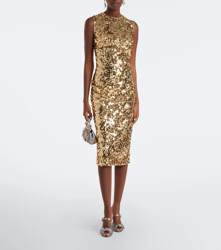 Dolce&Gabbana Sequined midi dress - Dolce&Gabbana - Modalova