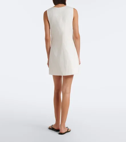 Vestido corto Odette en mezcla de ramio y algodón - Posse - Modalova