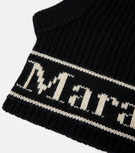 Max Mara Gong logo wool ski mask - Max Mara - Modalova