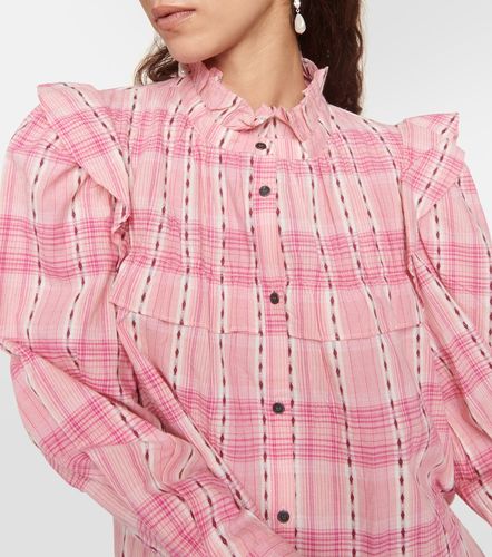Blusa Idety de algodón a cuadros - Marant Etoile - Modalova