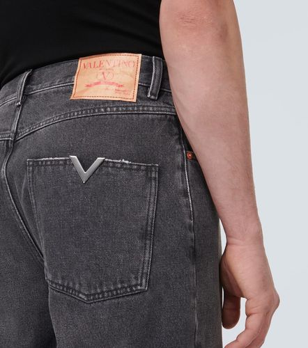 Jeans regular a vita alta - Valentino Garavani - Modalova
