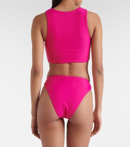 Rose floral-applique bikini bottoms - Same - Modalova