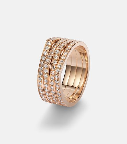 Anello Antifer 4 Rows in oro 18kt con diamanti - Repossi - Modalova
