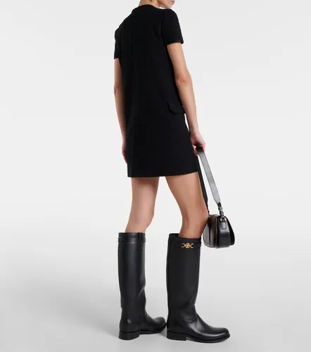 Vestido de tweed en mezcla de algodón - Versace - Modalova