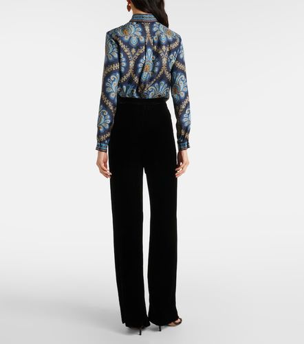 Etro Gerade Hose aus Samt - Etro - Modalova