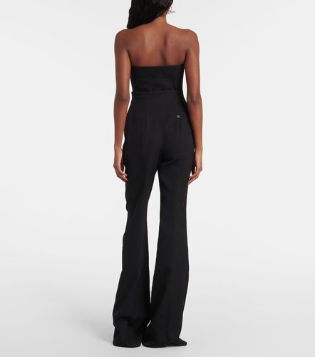 McQueen High-rise wool flared pants - McQueen - Modalova