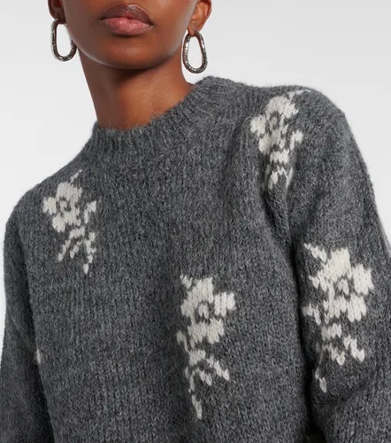 Intarsia alpaca and wool-blend sweater - Jil Sander - Modalova