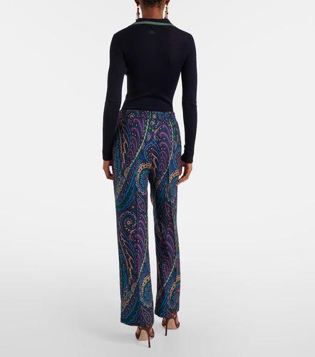 Etro Pantaloni regular con stampa - Etro - Modalova