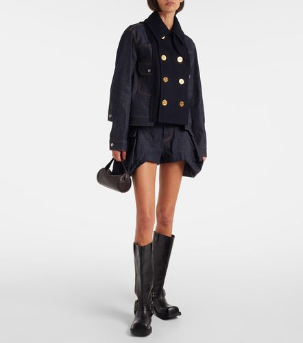Sacai Chaqueta de denim con paneles - Sacai - Modalova