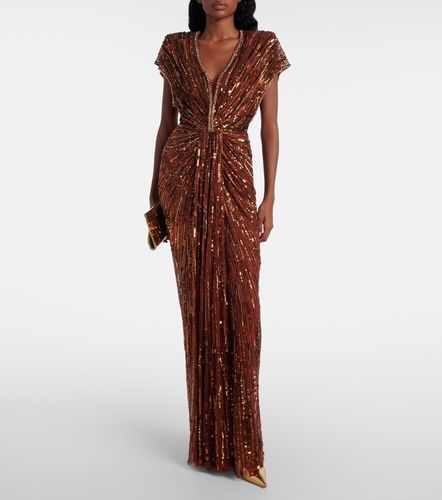 Abito lungo Zola con paillettes - Jenny Packham - Modalova