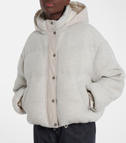Cashmere-blend down jacket - Brunello Cucinelli - Modalova