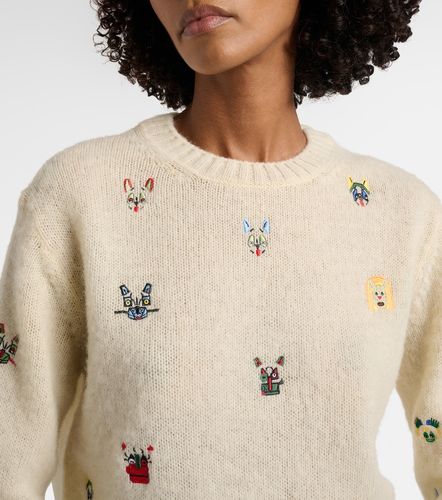 X Louis Wain - Pullover in lana con ricamo - Loewe - Modalova