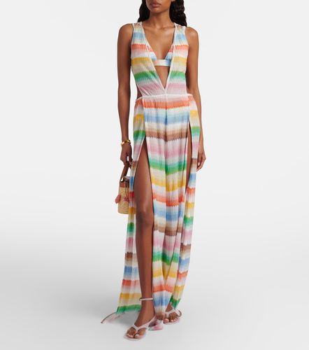 Mono de lamé con espalda abierta en zigzag - Missoni - Modalova