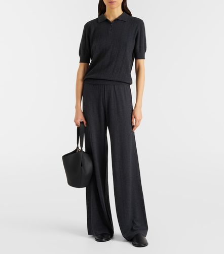 Pantalones anchos Aina de algodón y cachemir - Lisa Yang - Modalova