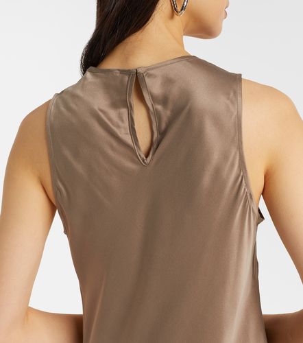 Vestido largo Valencia de charmeuse de seda - Asceno - Modalova