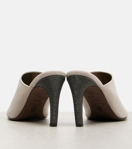 Mules Monili in suede - Brunello Cucinelli - Modalova