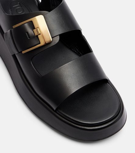 Tod's Leather platform sandals - Tod's - Modalova