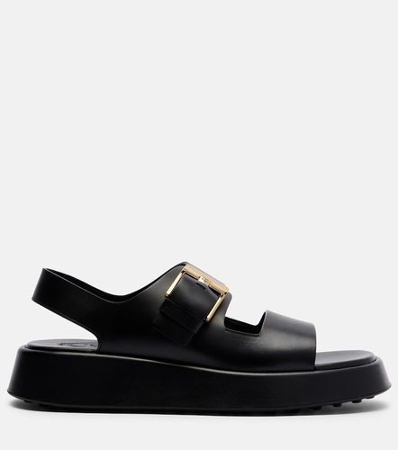 Tod's Leather platform sandals - Tod's - Modalova