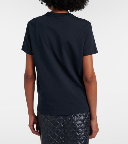 Camiseta de jersey de algodón con croché - Moncler - Modalova