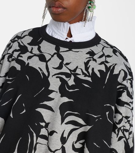 Sudadera de jersey de algodón floral - Dries Van Noten - Modalova