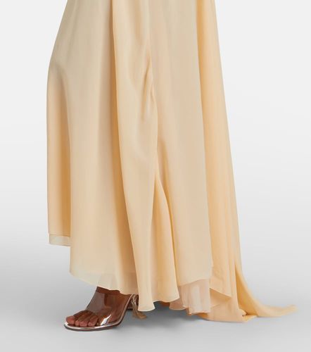 Maxikleid aus Georgette mit Spitze - Blumarine - Modalova