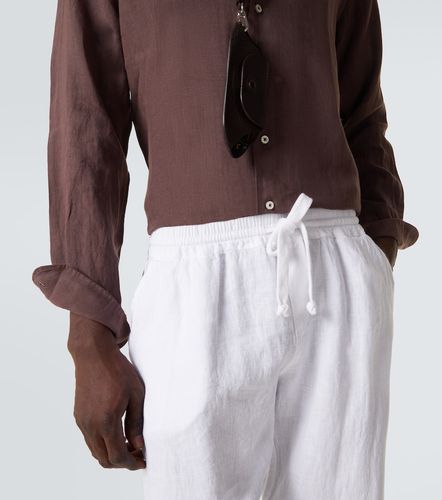 Bonifacio linen tapered pants - Fedeli - Modalova