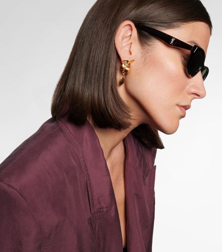 Gafas de sol rectangulares Monogram - Saint Laurent - Modalova