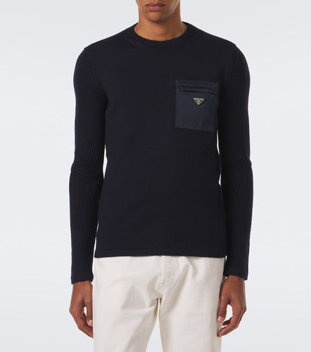 Prada Logo virgin wool sweater - Prada - Modalova