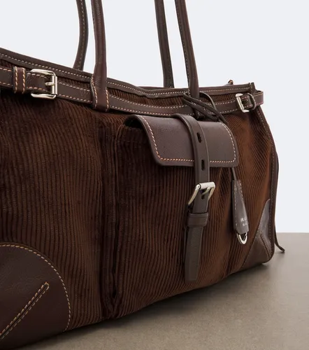 Borsa a spalla Bonnie Large in velluto - Prada - Modalova