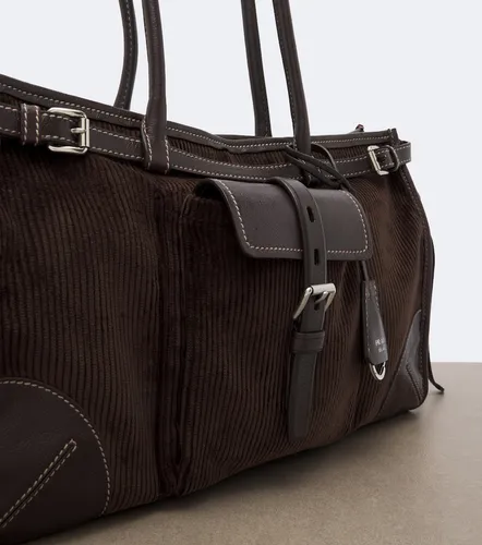 Bonnie Large corduroy shoulder bag - Prada - Modalova