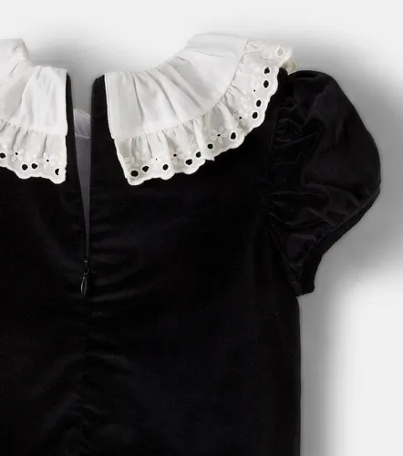 Vestido Clara de terciopelo de algodón - La Coqueta - Modalova