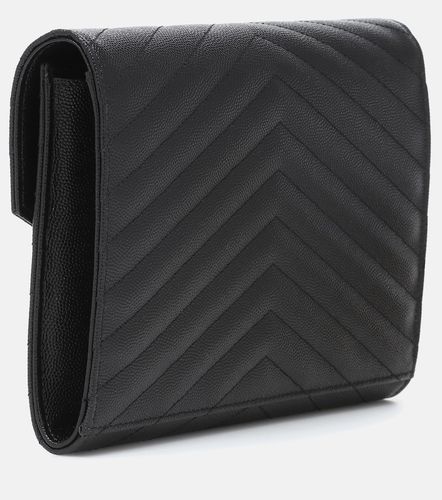 Cassandre matelasse leather clutch - Saint Laurent - Modalova