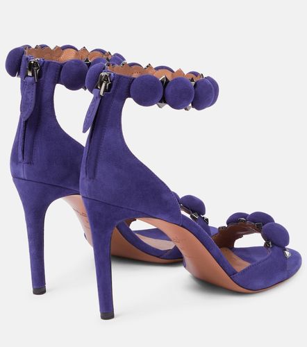 Alaïa Sandali La bombe 90 in suede - Alaia - Modalova