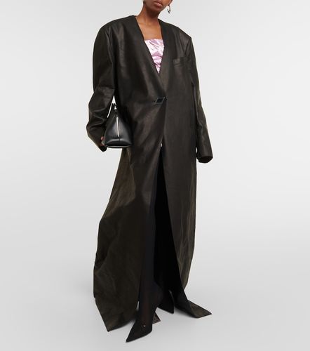 The Attico Leather maxi coat - The Attico - Modalova