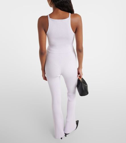 Courreges Logo ribbed-knit tank top - Courreges - Modalova