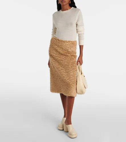 Falda en mezcla de mohair y algodón - Jil Sander - Modalova