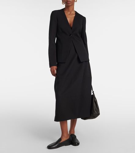 Skye cotton and wool midi skirt - Fforme - Modalova