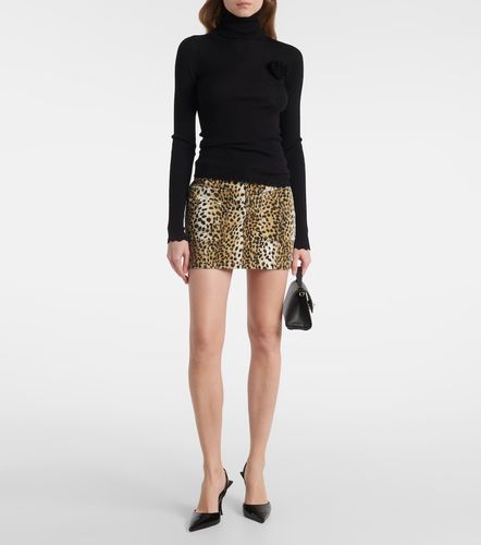 Minifalda de algodón estampada - Blumarine - Modalova
