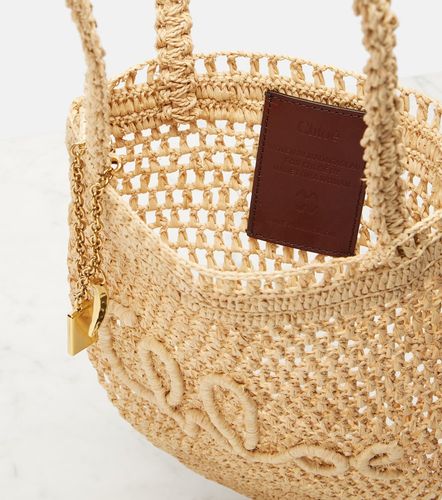 Chloé Borsa Summer Banana Small in rafia - Chloe - Modalova
